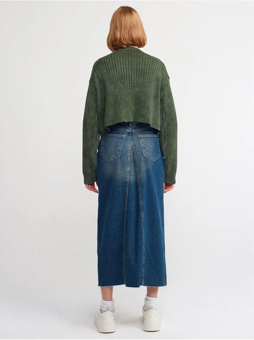 Gonna maxi in denim a vita alta a linea a dilvin - Kiabi Gonna maxi in denim a vita alta a linea a dilvin - Kiabi