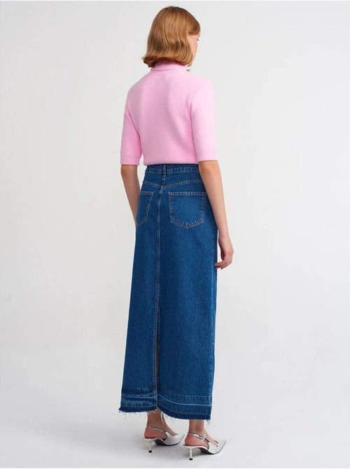 Gonna maxi in denim dritta a vita alta dilvin - Kiabi Gonna maxi in denim dritta a vita alta dilvin - Kiabi