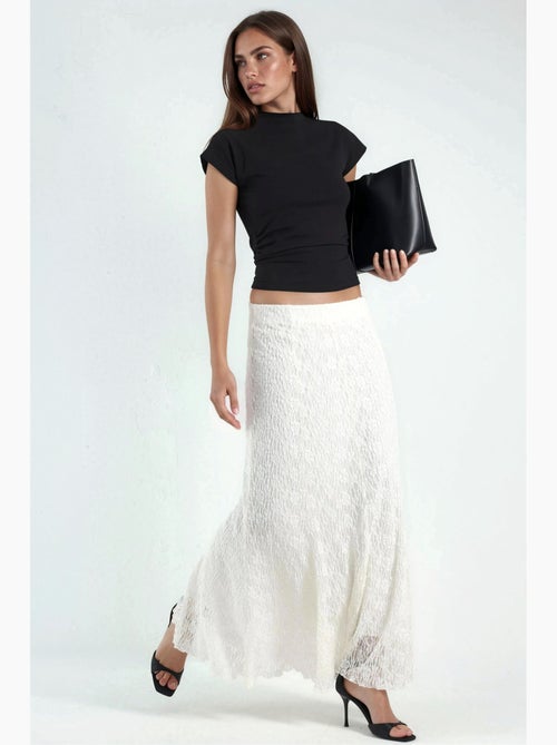 Gonna maxi in pizzo a vita alta hiccup - Kiabi Gonna maxi in pizzo a vita alta hiccup - Kiabi