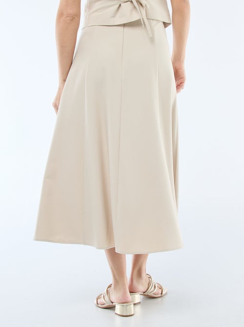 Gonna midi a pinces svasata - Kiabi