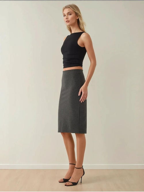 Gonna midi bodycon a vita alta hiccup - Kiabi Gonna midi bodycon a vita alta hiccup - Kiabi