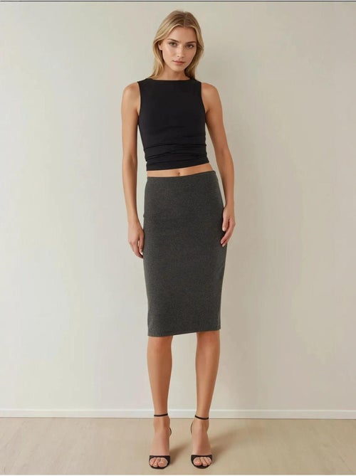 Gonna midi bodycon a vita alta hiccup - Kiabi Gonna midi bodycon a vita alta hiccup - Kiabi