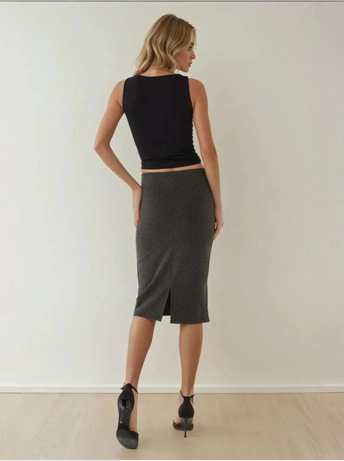 Gonna midi bodycon a vita alta hiccup - Kiabi Gonna midi bodycon a vita alta hiccup - Kiabi