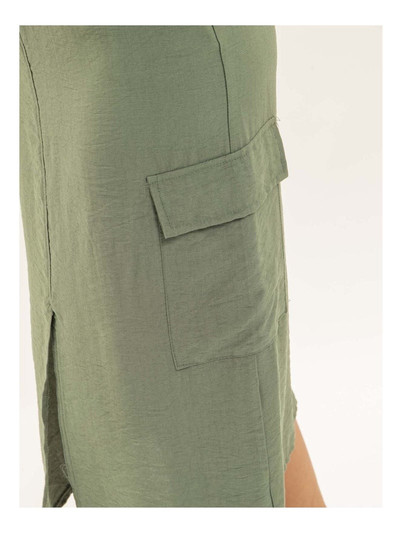 Gonna midi cargo XILITA Cachi - Kiabi