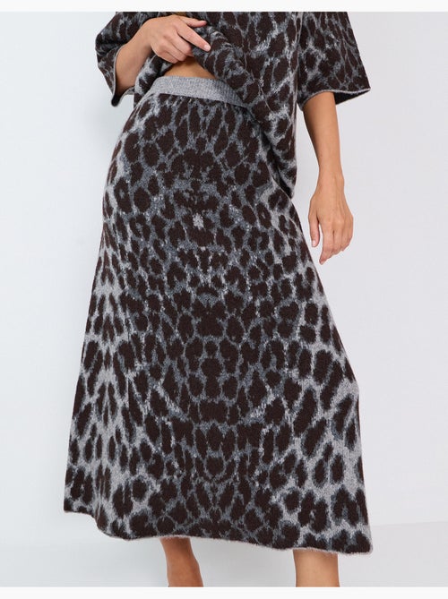 Gonna midi con stampa animalier, mo fashion - Kiabi Gonna midi con stampa animalier, mo fashion - Kiabi