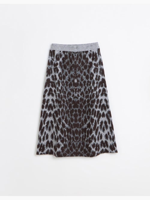 Gonna midi con stampa animalier, mo fashion - Kiabi Gonna midi con stampa animalier, mo fashion - Kiabi