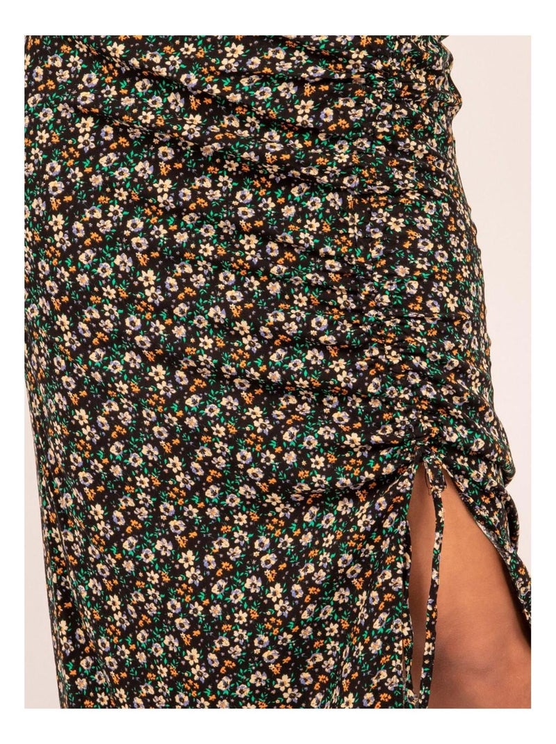 Gonna midi con stampa XANITA Nero - Kiabi