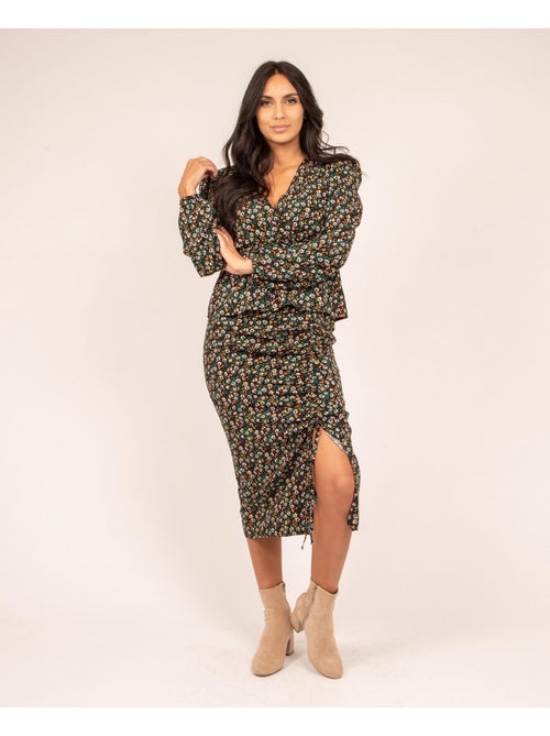 Gonna midi con stampa XANITA - Kiabi