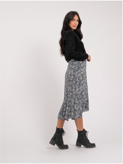 Gonna midi con stampa XISSA - Kiabi