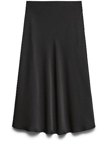 Gonna midi da donna in raso vero moda