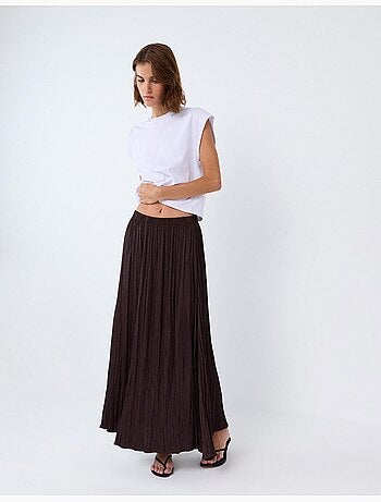 Gonna midi fluida, mo fashion