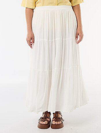 Gonna midi in crêpe