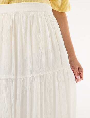 Gonna midi in crêpe