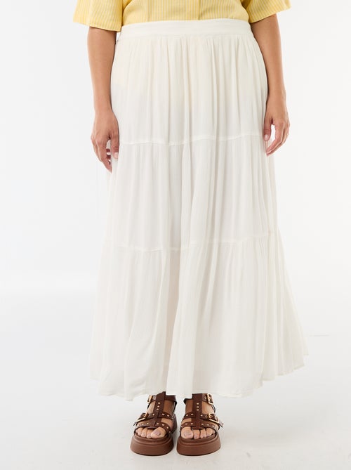 Gonna midi in crêpe - Kiabi