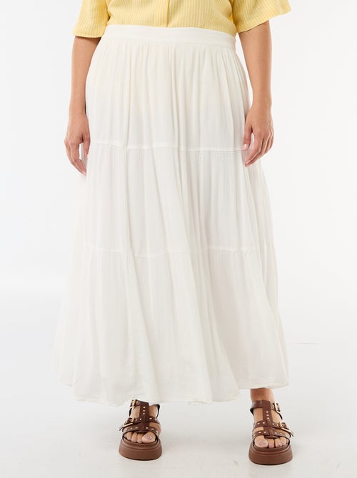 Gonna midi in crêpe - Kiabi