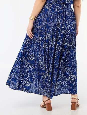 Gonna midi in crêpe