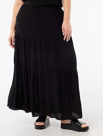 Gonna midi in crêpe