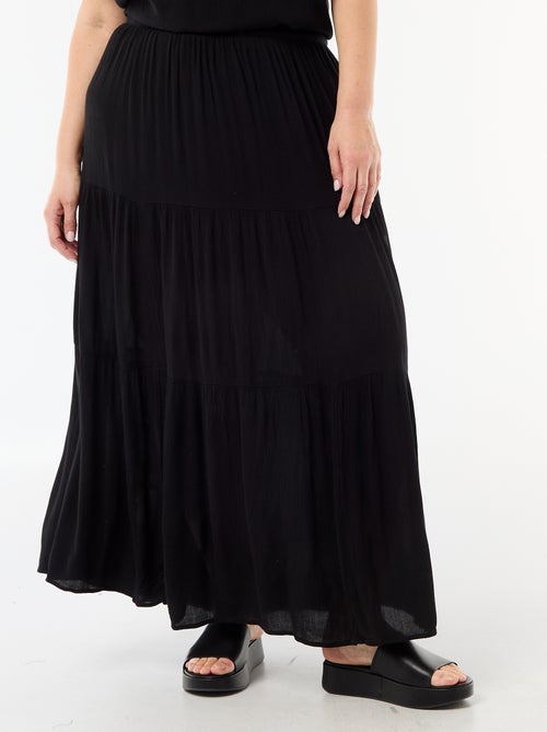 Gonna midi in crêpe - Kiabi