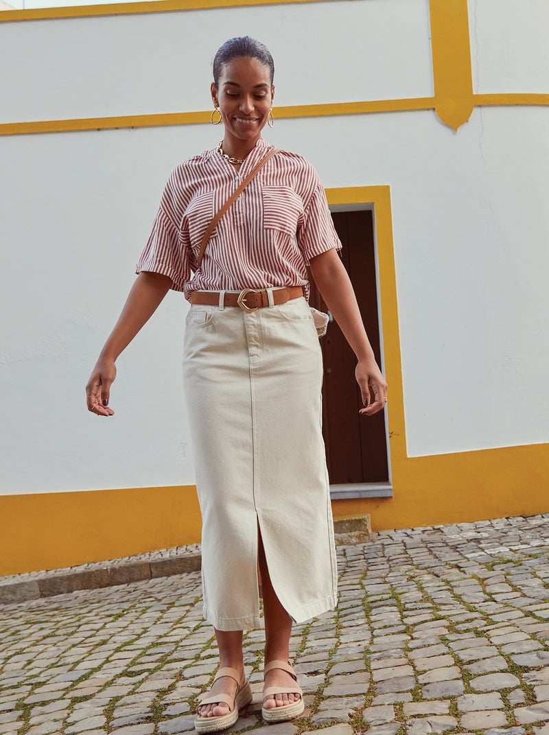 Jeans Donna Premaman C&A - Skinny Elasticizzato Con Fascia Maternità E Tasche