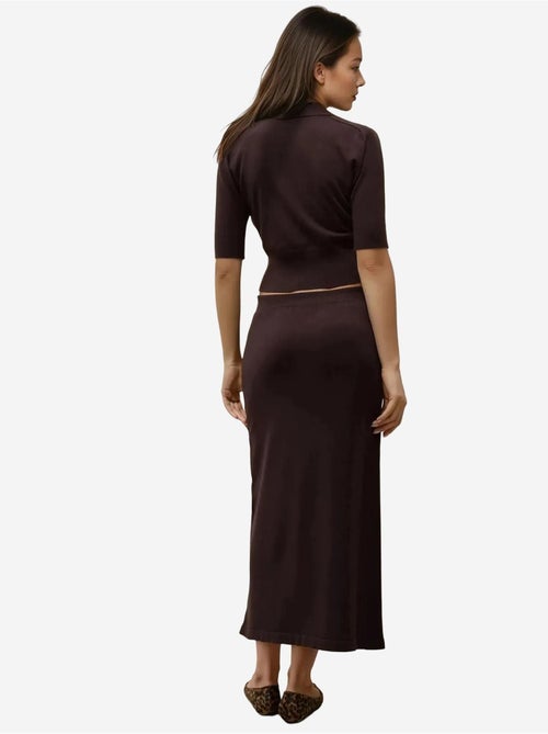 Gonna midi in maglia morbida testurizzata hiccup - Kiabi