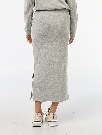 Gonna midi in maglia soffice