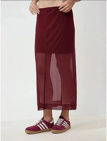 Gonna midi in pizzo a vita alta pika collection hiccup