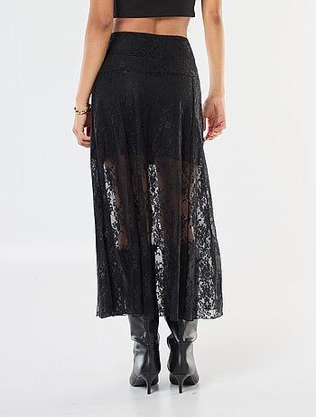 Gonna midi in pizzo
