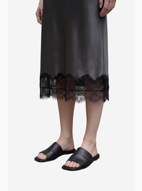 Gonna midi in raso a vita alta my fashion - Kiabi