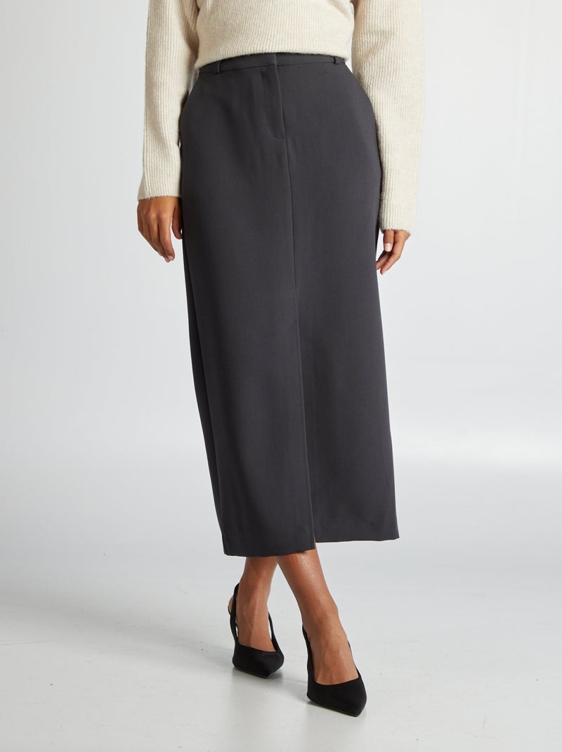 Gonna Midi In Nylonette Stampato