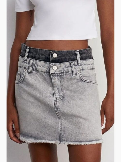 Gonna mini in denim a vita media da donna dilvin - Kiabi Gonna mini in denim a vita media da donna dilvin - Kiabi