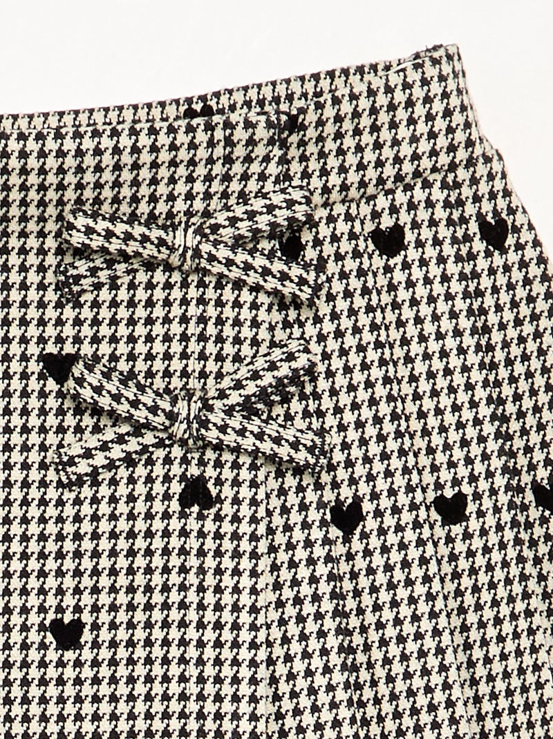 Gonna pantaloncino a fantasia Grigio - Kiabi