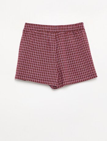 Gonna pantaloncino a fantasia