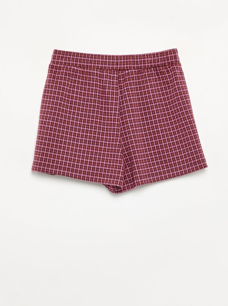 Gonna pantaloncino a fantasia Rosa - Kiabi