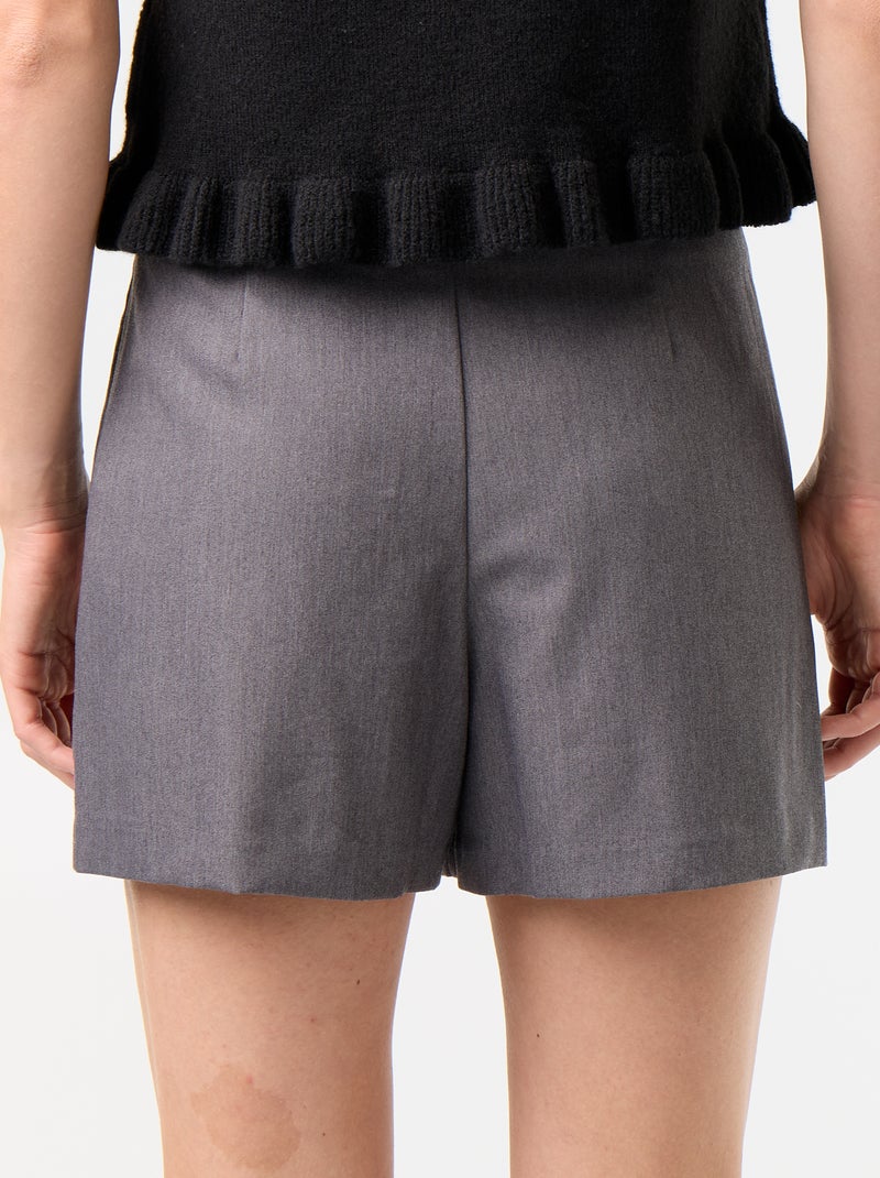 Gonna-pantaloncino con dettaglio gioiello Grigio - Kiabi
