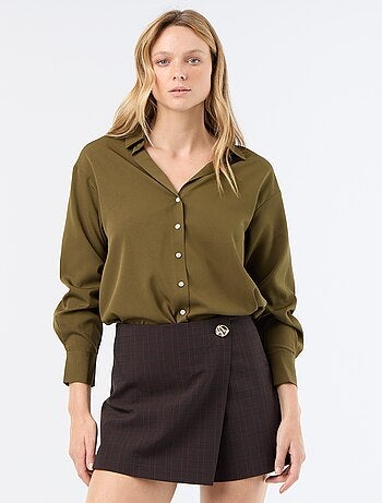 Gonna pantaloncino con gioiello fantasia