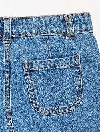 Gonna pantaloncino corta in denim