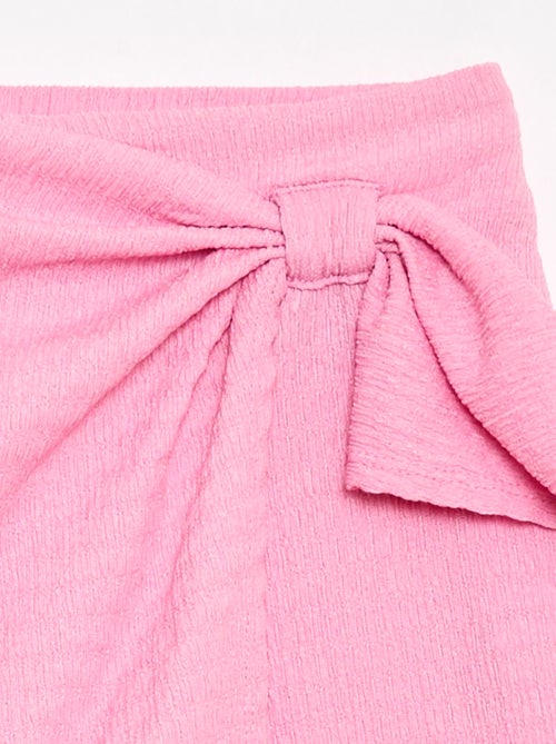 Gonna-pantaloncino corta in maglia leggera a tinta unita - Kiabi