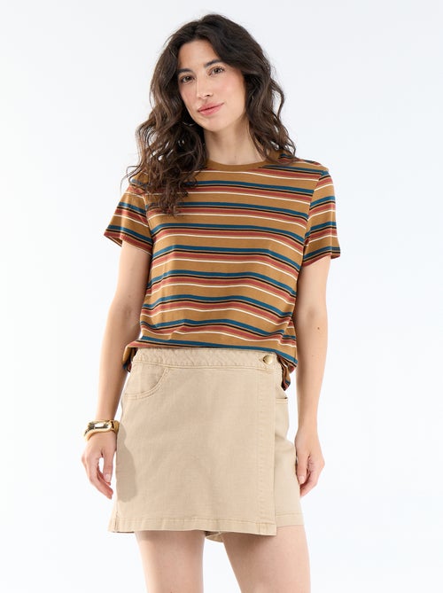 Gonna pantaloncino in denim - Kiabi