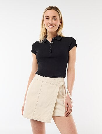 Gonna pantaloncino in denim