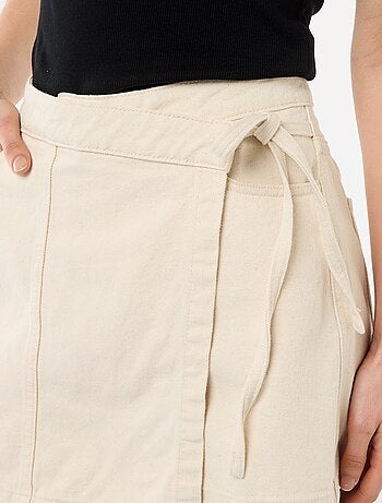 Gonna pantaloncino in denim