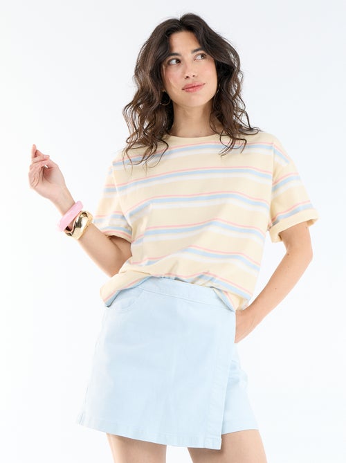 Gonna pantaloncino in denim - Kiabi