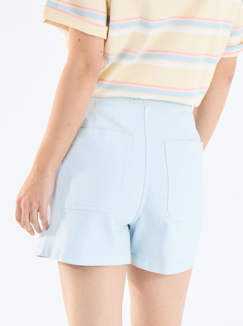 Gonna pantaloncino in denim Blu - Kiabi