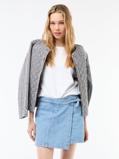 Gonna pantaloncino in denim - Kiabi