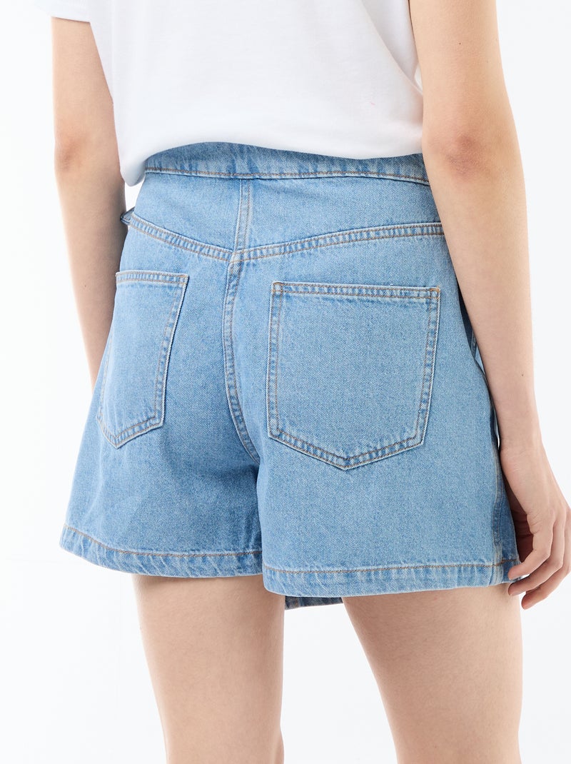 Gonna pantaloncino in denim Blu - Kiabi