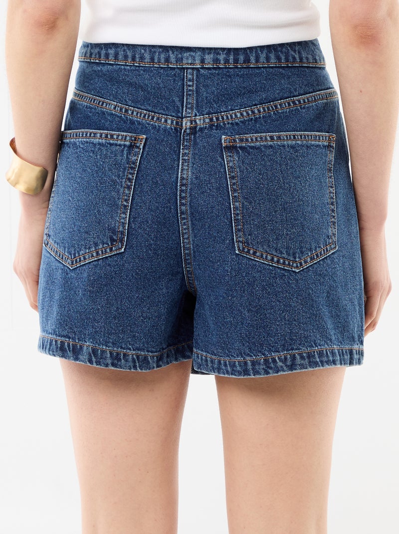 Gonna pantaloncino in denim Blu - Kiabi