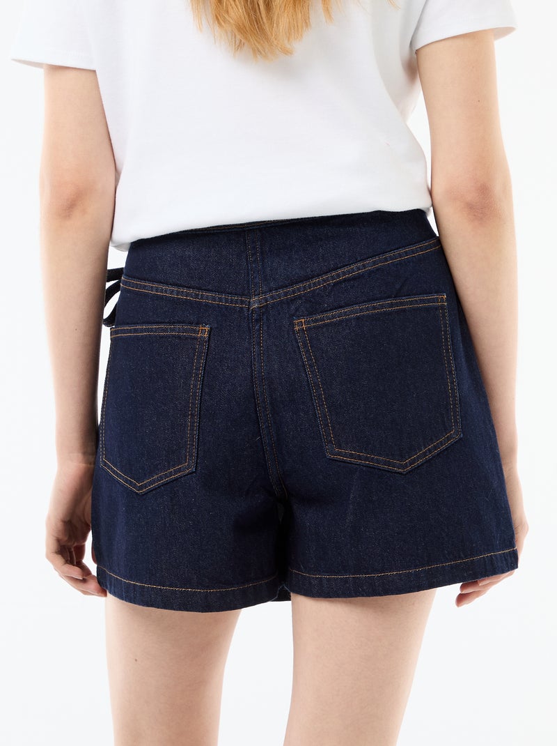 Gonna pantaloncino in denim Blu - Kiabi