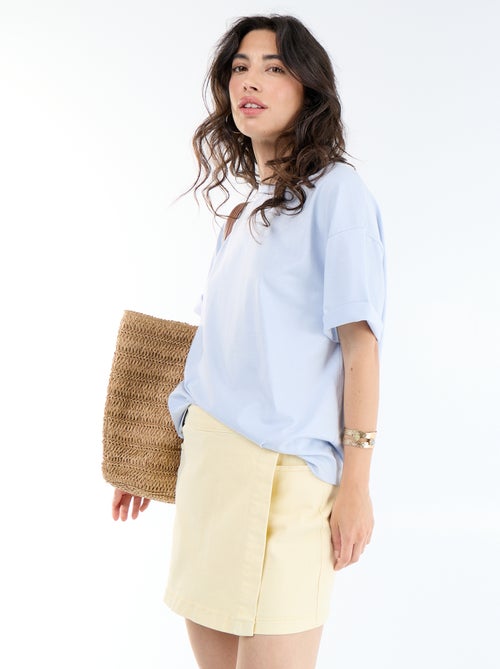 Gonna pantaloncino in denim - Kiabi