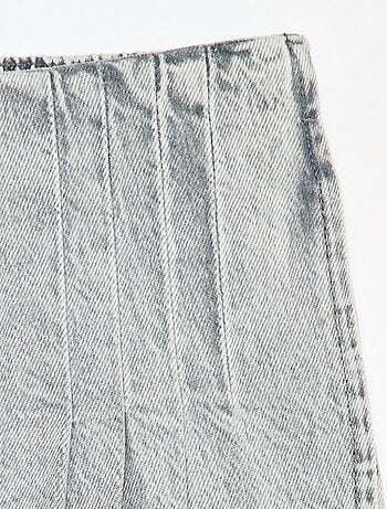 Gonna-pantaloncino in denim