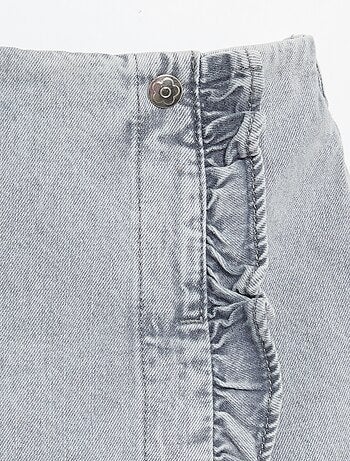 Gonna-pantaloncino in denim