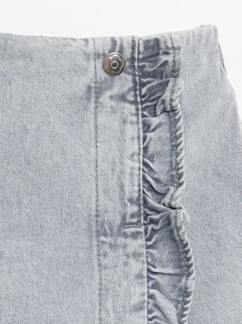 Gonna-pantaloncino in denim - Kiabi